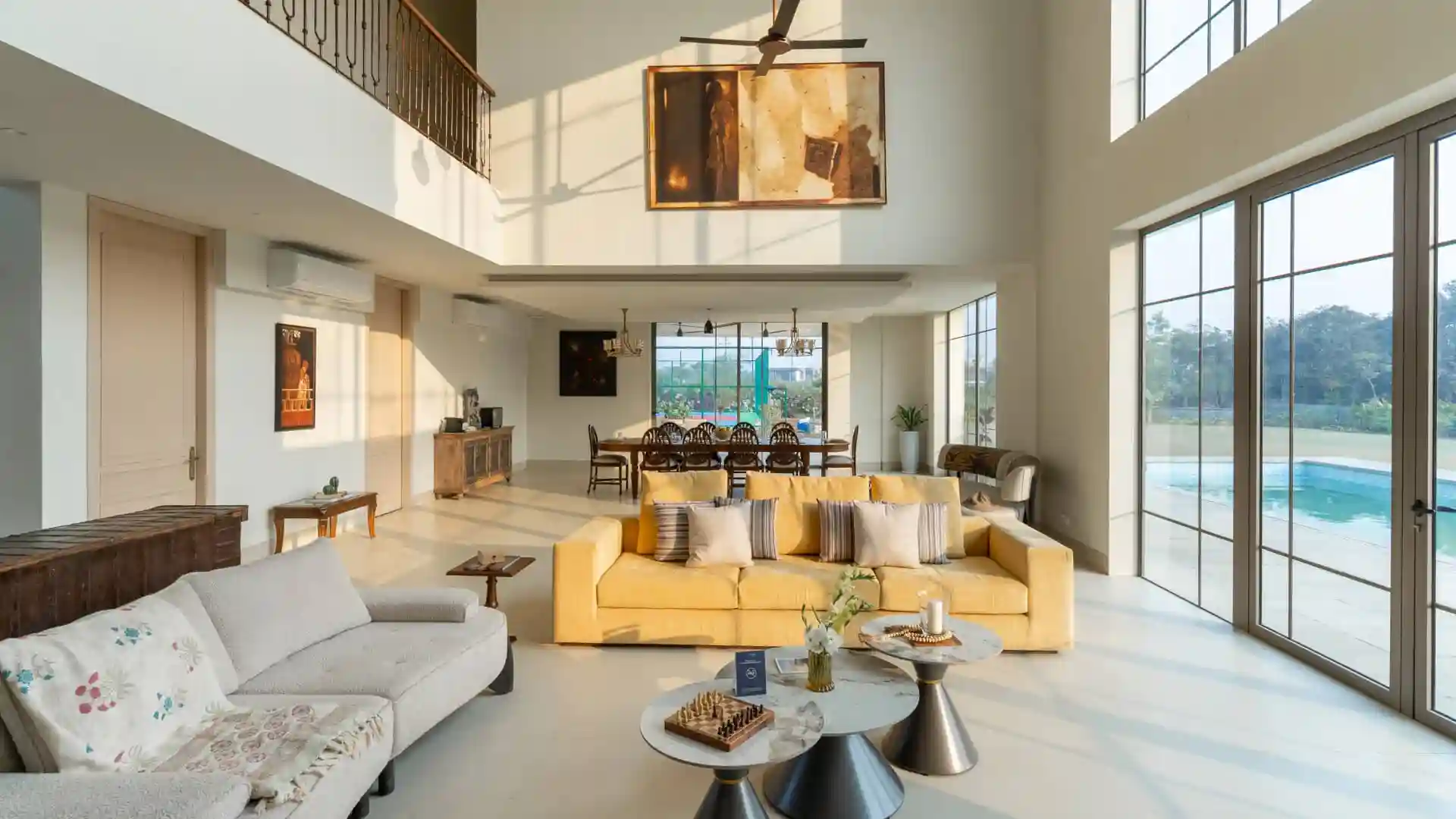 Living Area | Ushta Villa | Alibaug