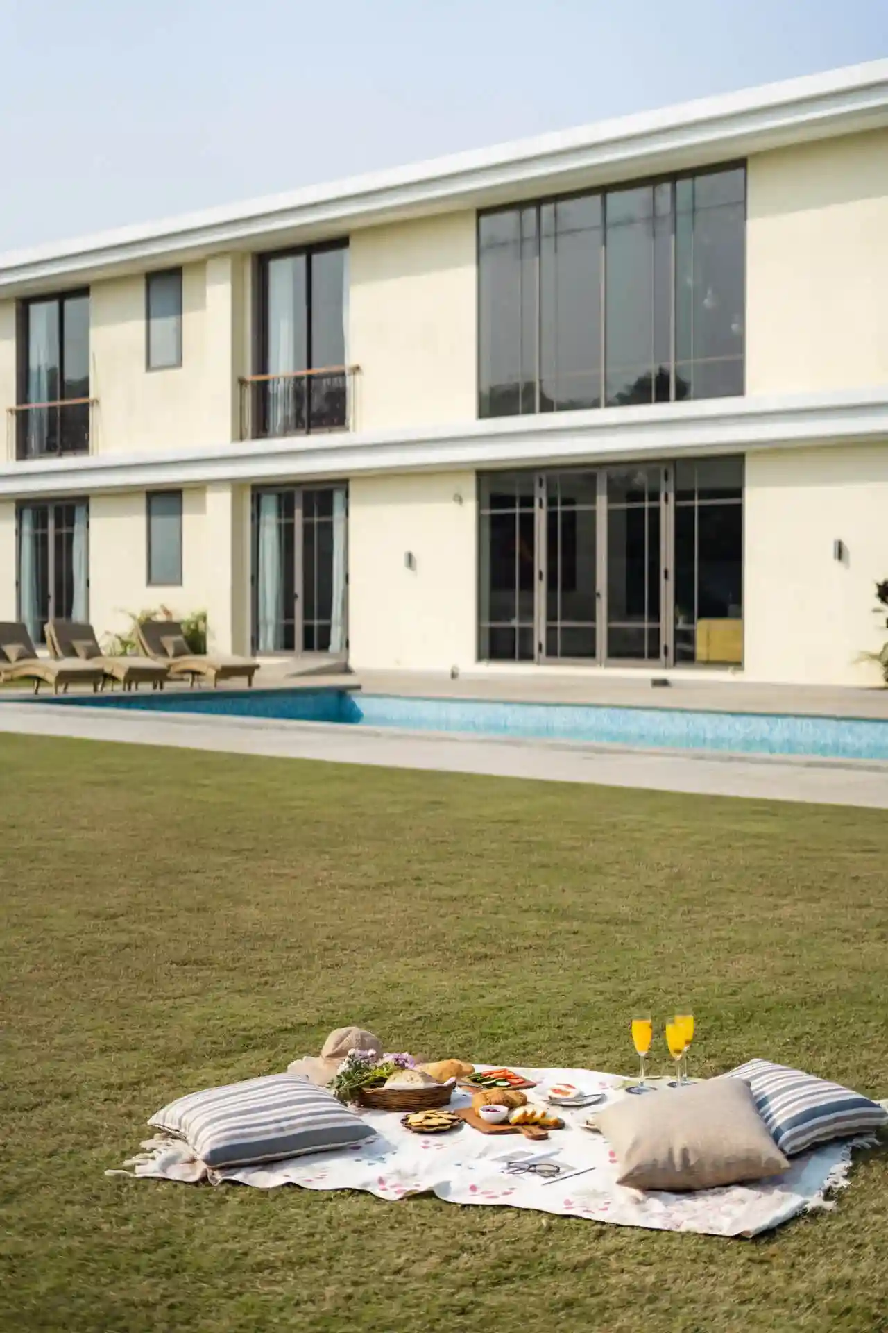 Poolside Picnic | Ushta Villa | Alibaug