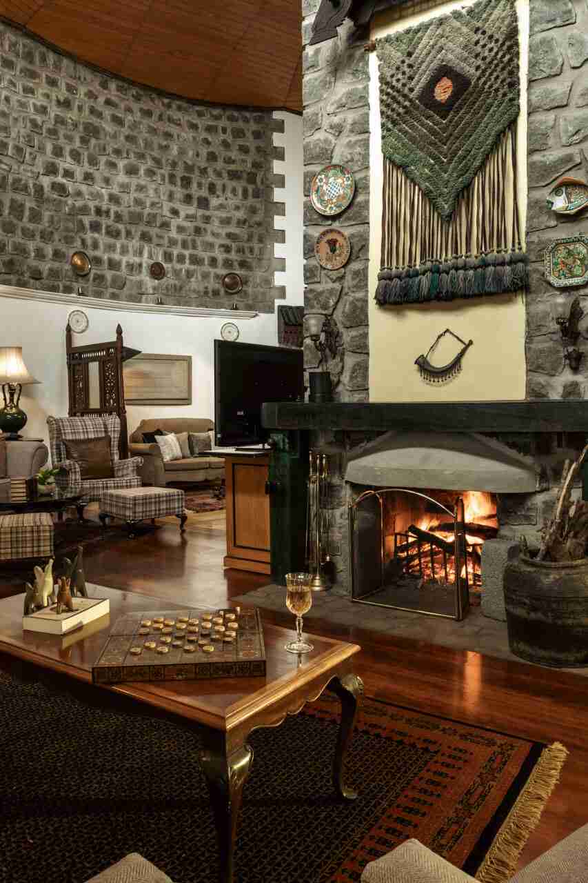 Fireplace | Valora Estate, Coonoor by Lohono Stays