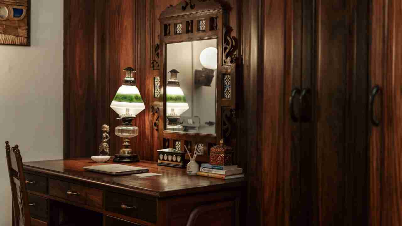 Bedroom 1 Study Table | Valora Estate by Lohono Stays