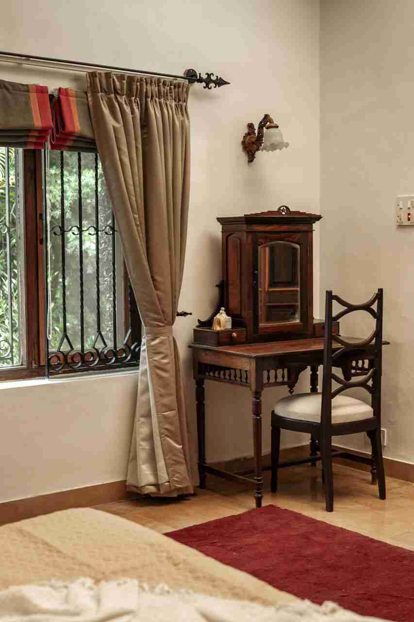 Bedroom 2 Vanity | Valora Estate by Lohono Stays