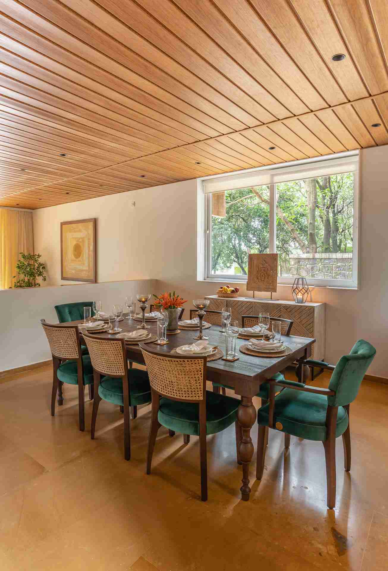 Villa Athini - Dining area view