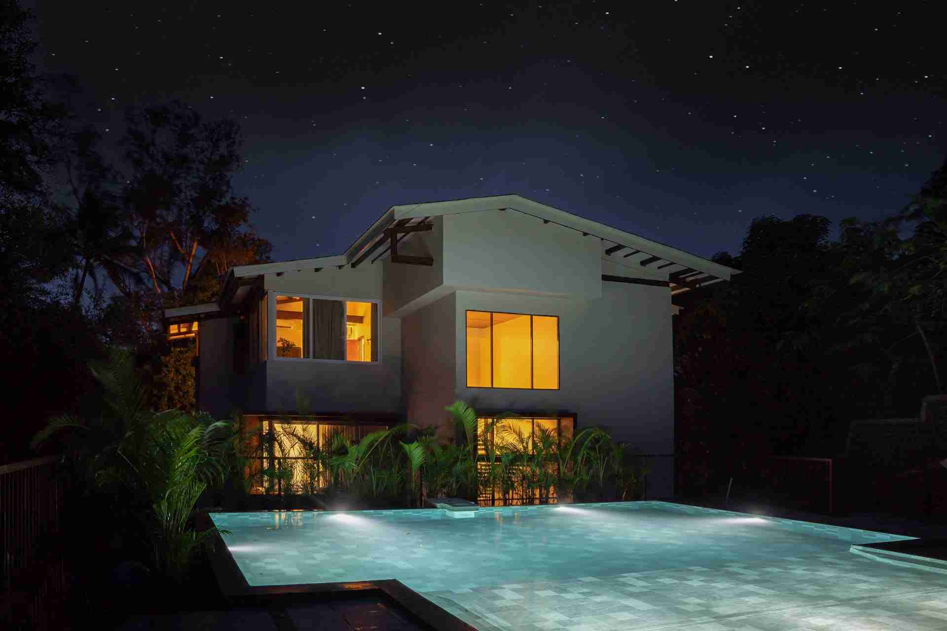 Villa Athini - Night view