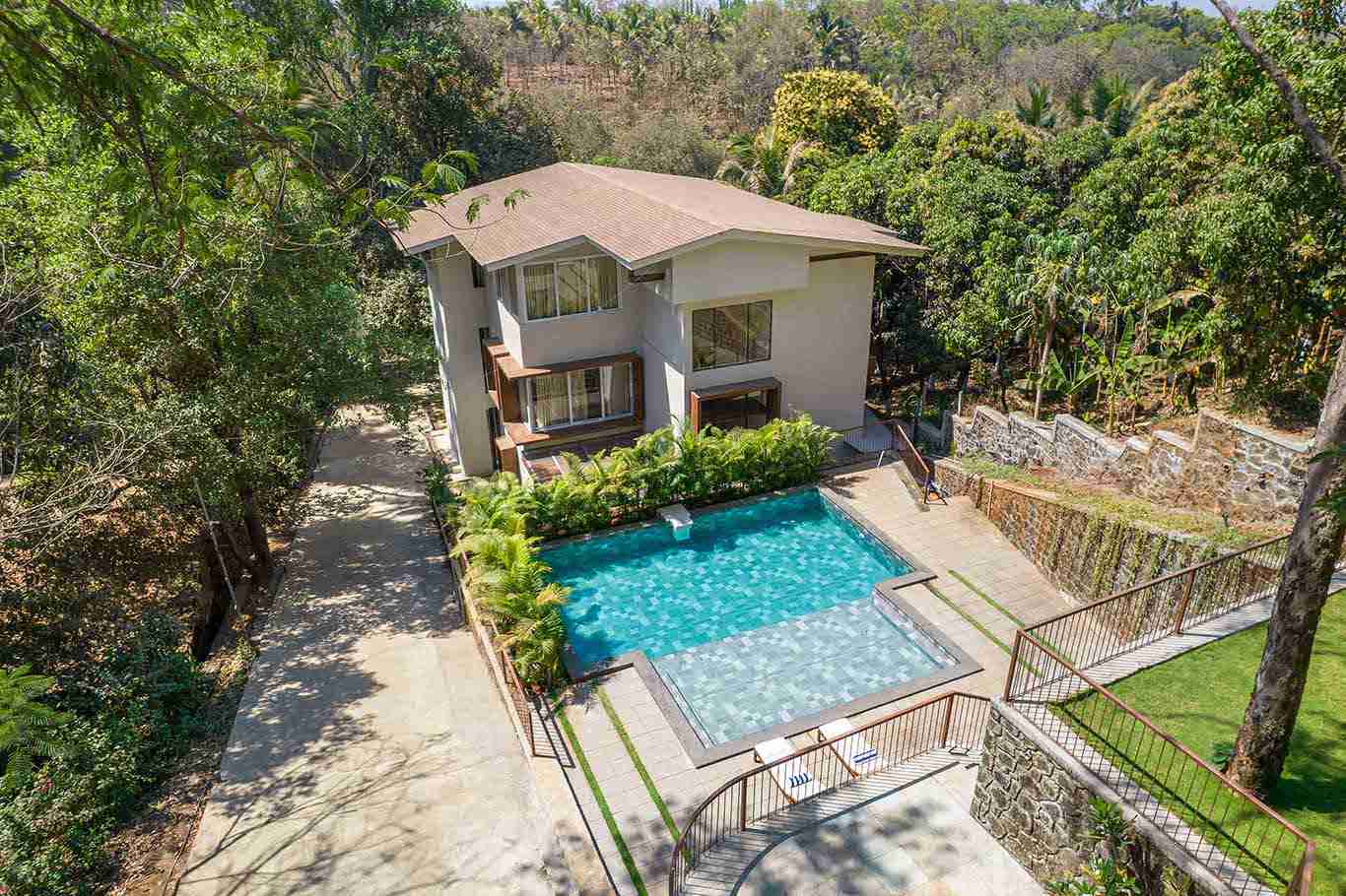 Villa Athini - Ariel View1