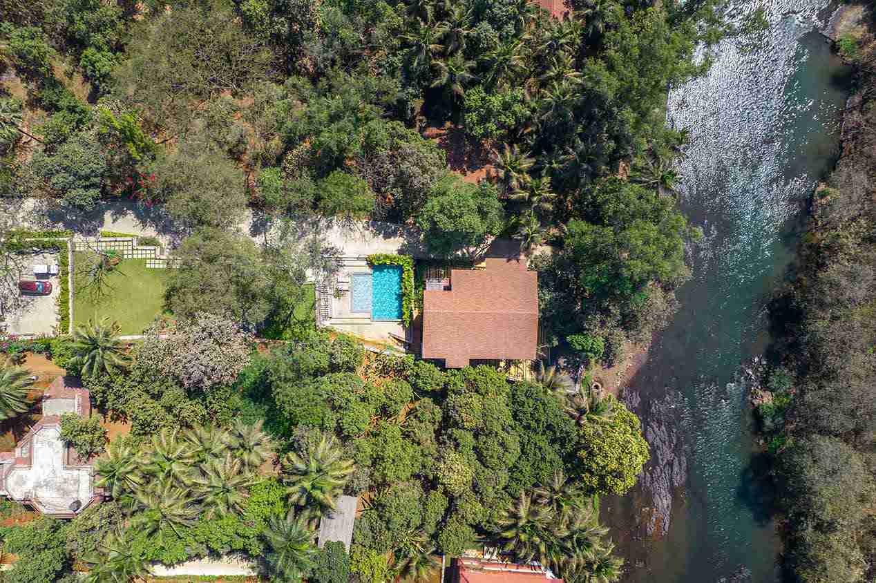 Villa Athini - Ariel View