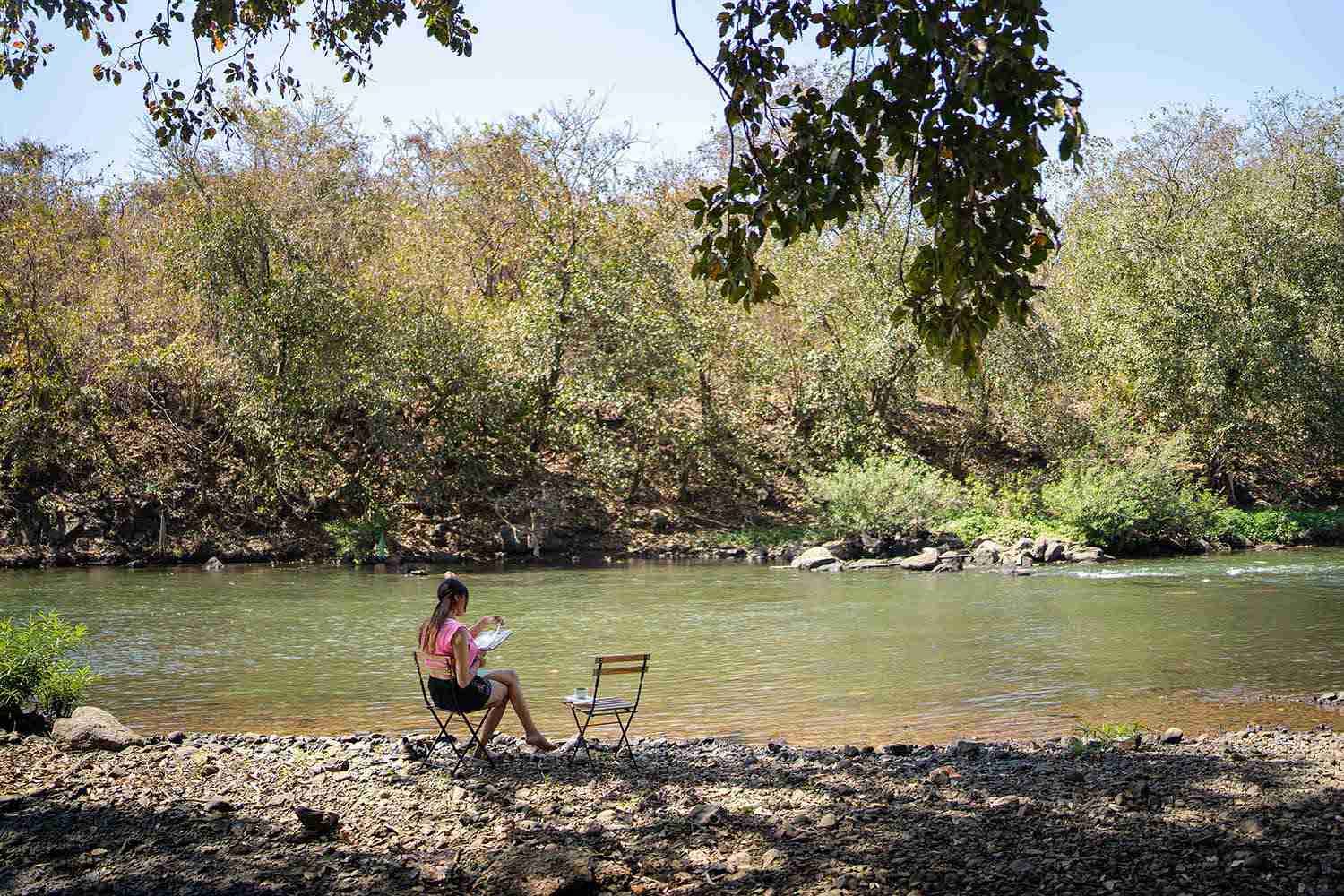 Villa Athini - Riverside Seating1
