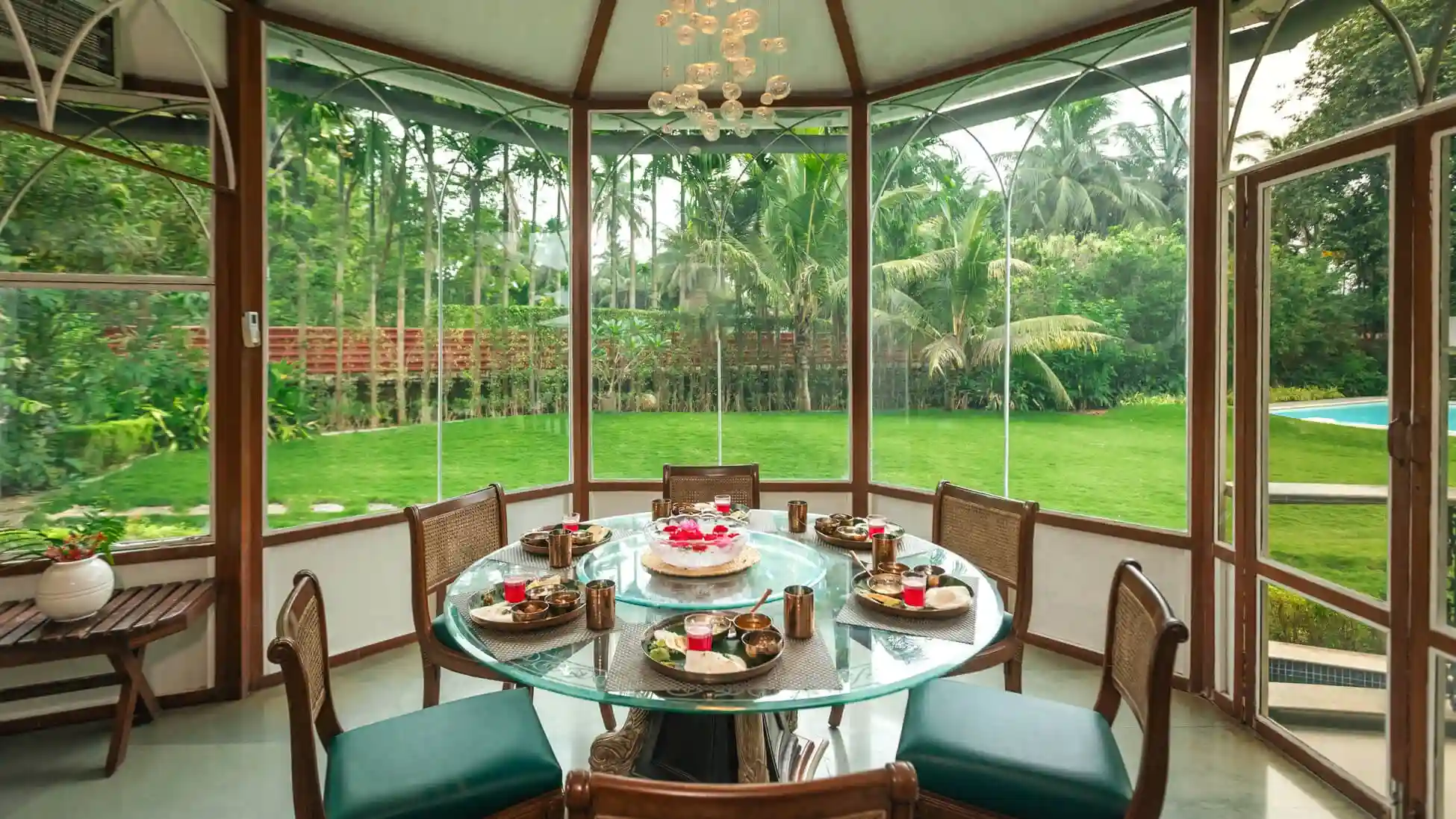 Villa Lani - Dining Area with view