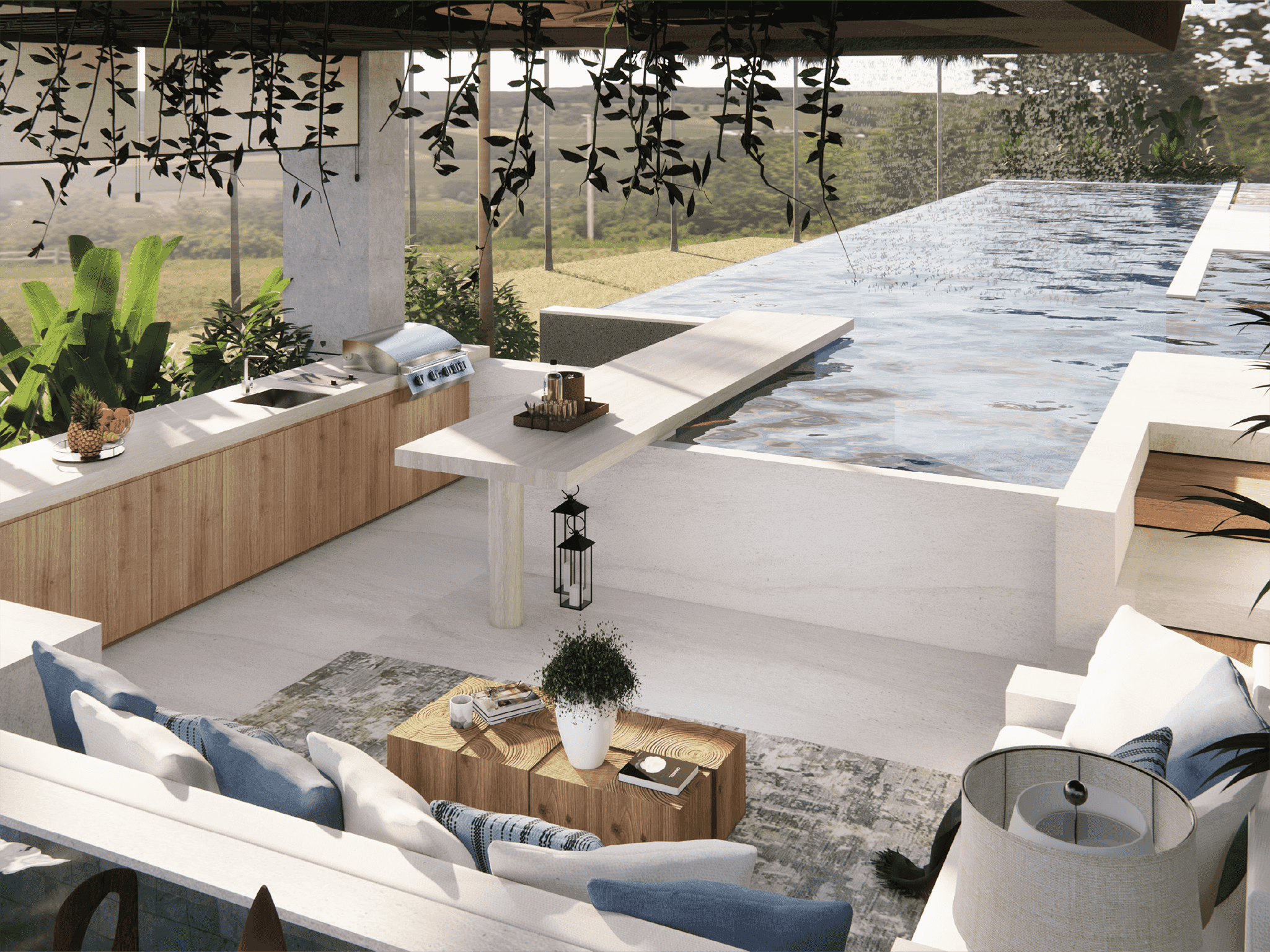 Villa Nica - Sunken living area