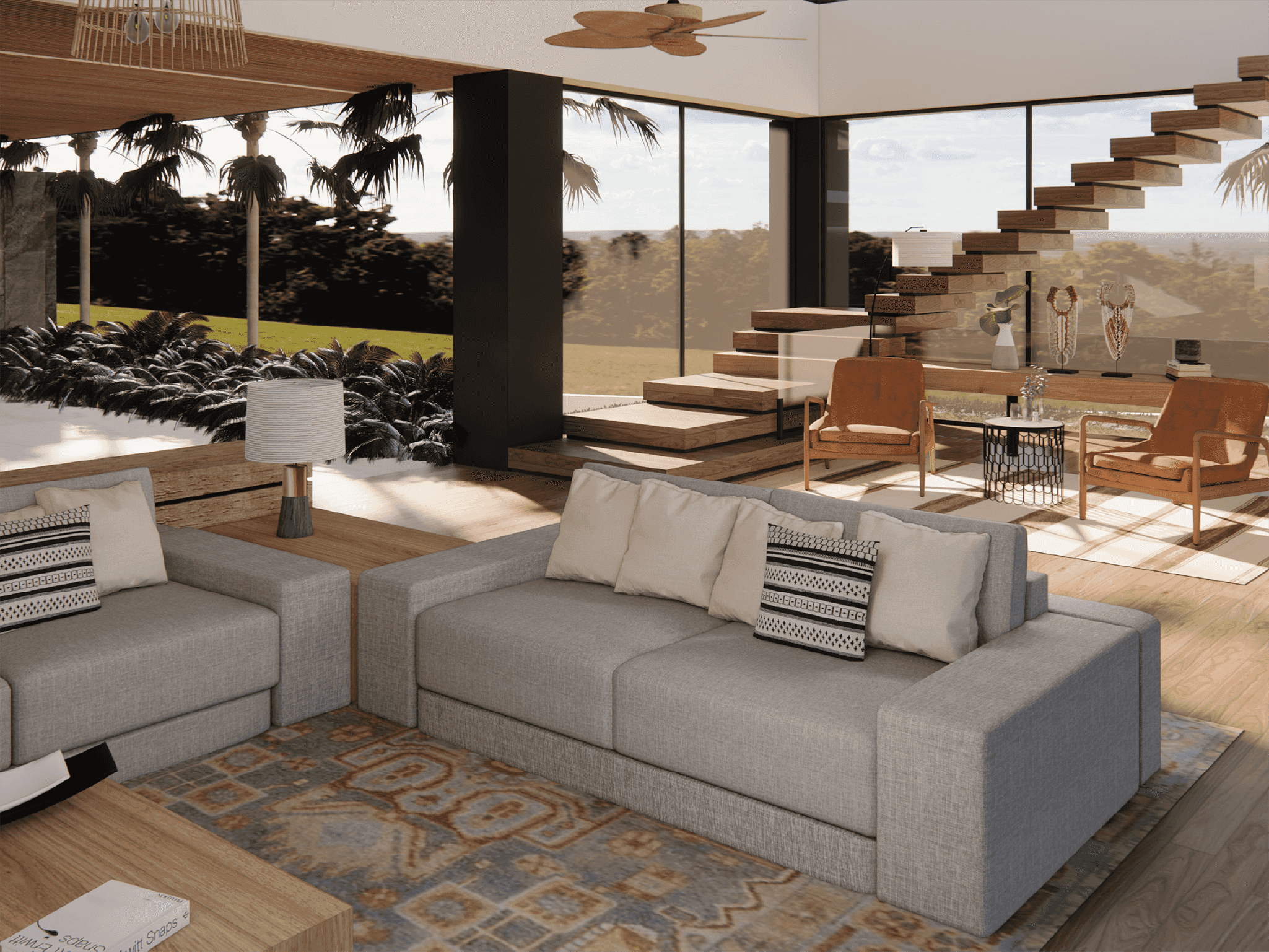Villa Nica - Living room design