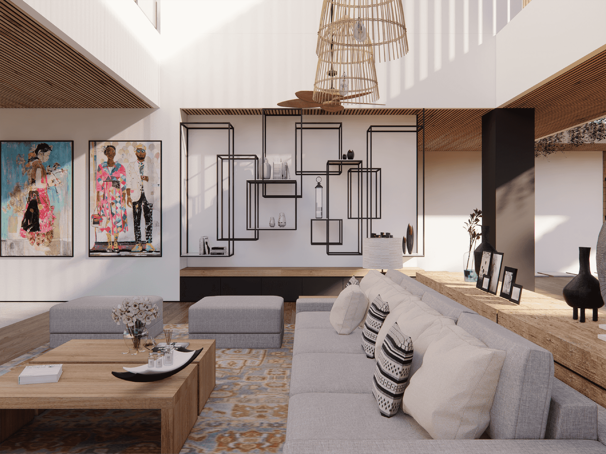 Villa Nica - Living room details