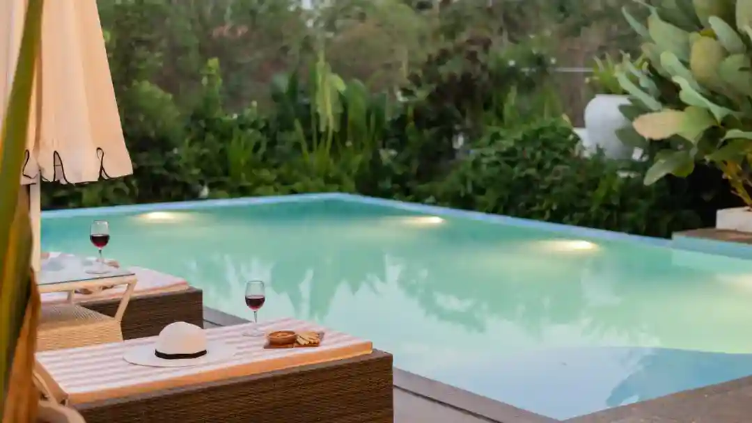 Poolside Lounging | Vitalda Serenity Villa, Goa
