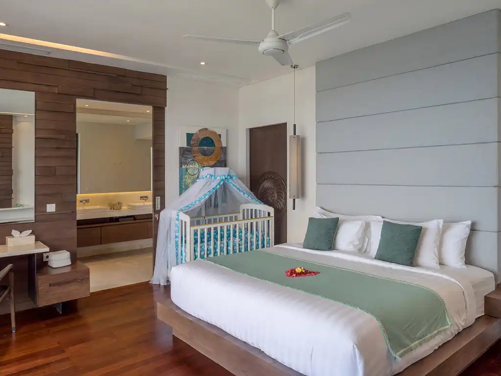 Grand Cliff Nusa Dua -  Master bedroom two with baby cot
