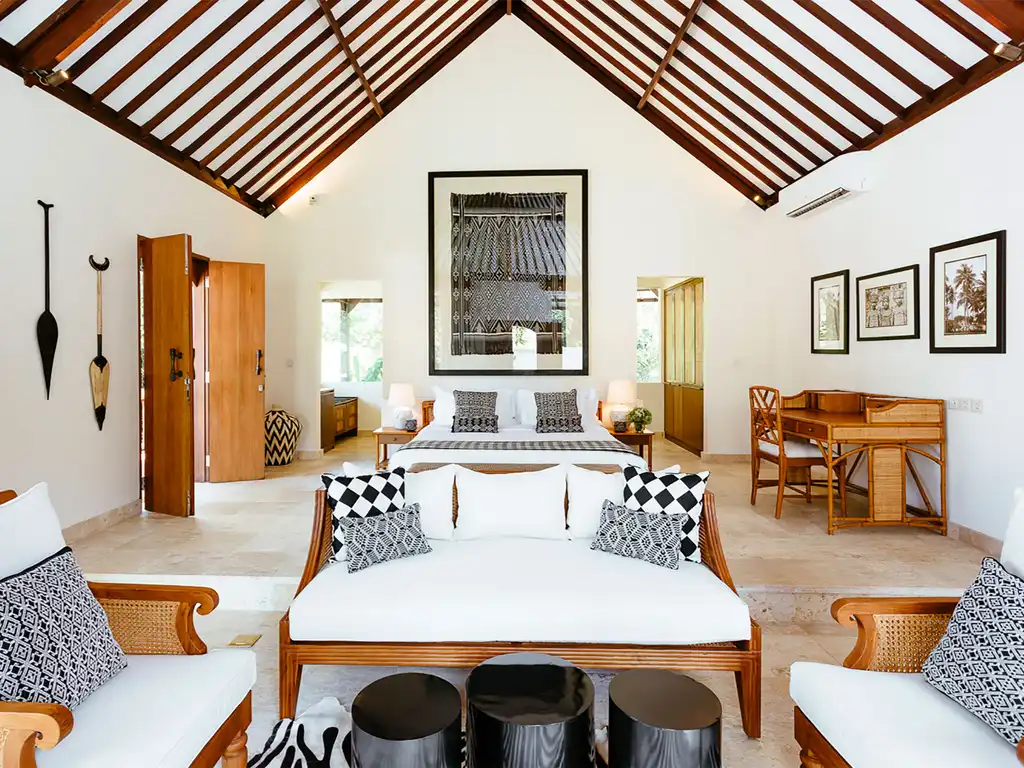 Villa Simona Oasis - Darma master bedroom and living area