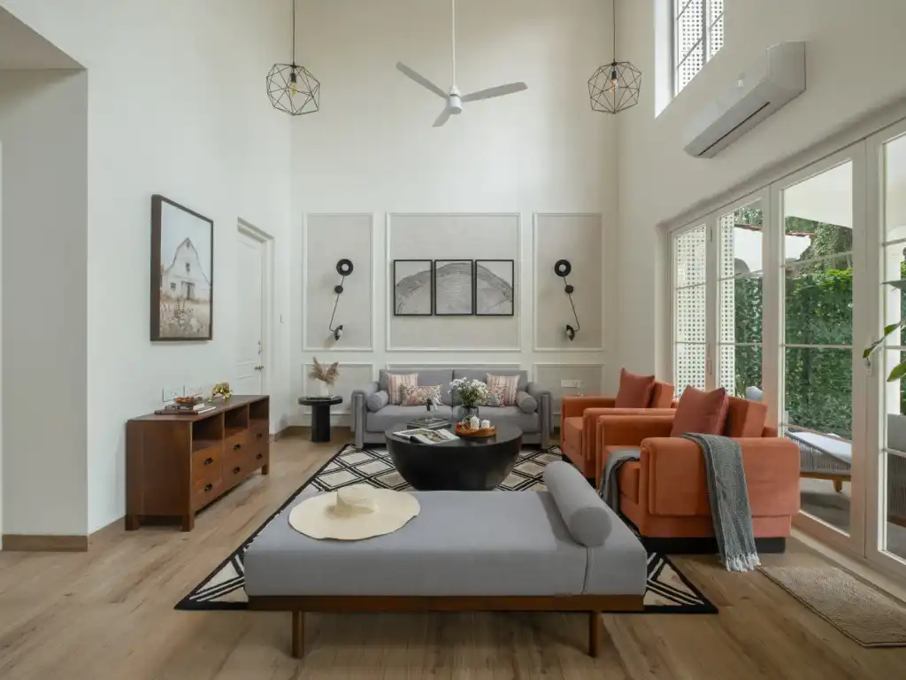 Living Room | Alvora Villa 1B, Goa