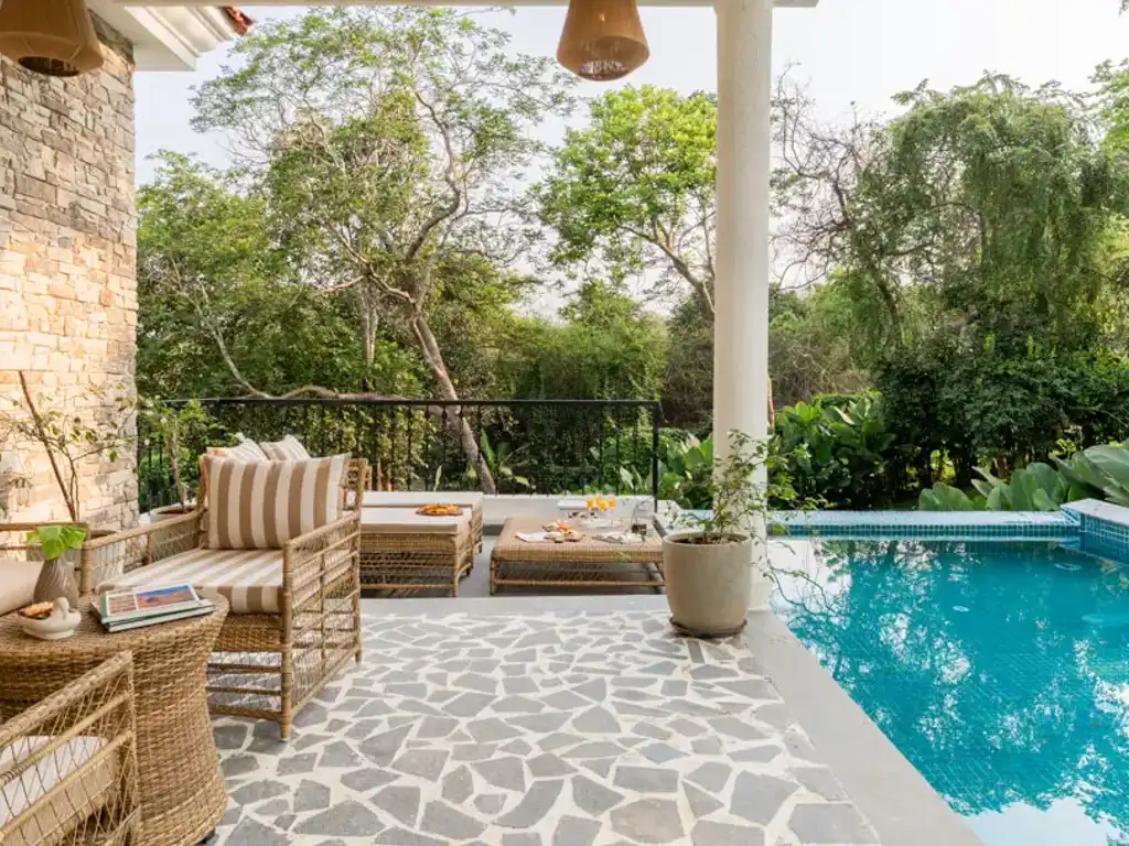Poolside Lounging | Amalia Villa 5 | Goa