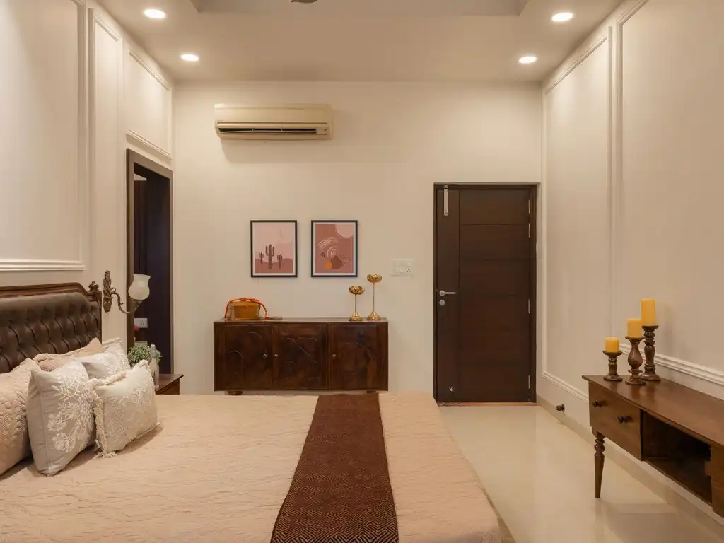 Bedroom 1 - Morbaugh at Kothari Gadh | Villa in Jaipur