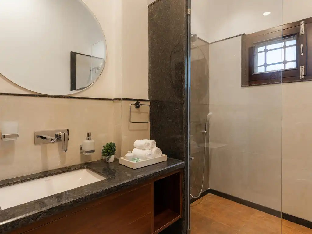 Bathroom 1 - Morbaugh at Kothari Gadh | Villa in Jaipur