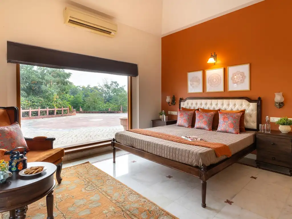 Bedroom 2 - Morbaugh at Kothari Gadh | Villa in Jaipur