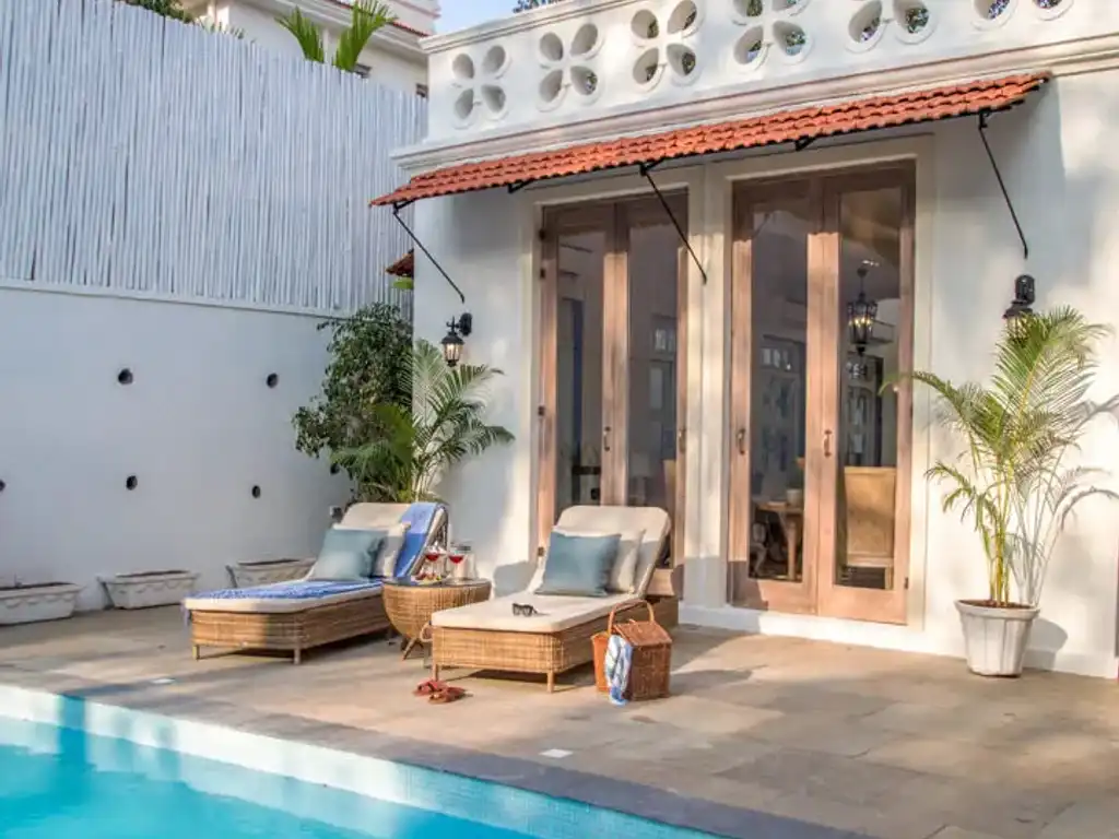 Monforte Villa D - Poolside Area