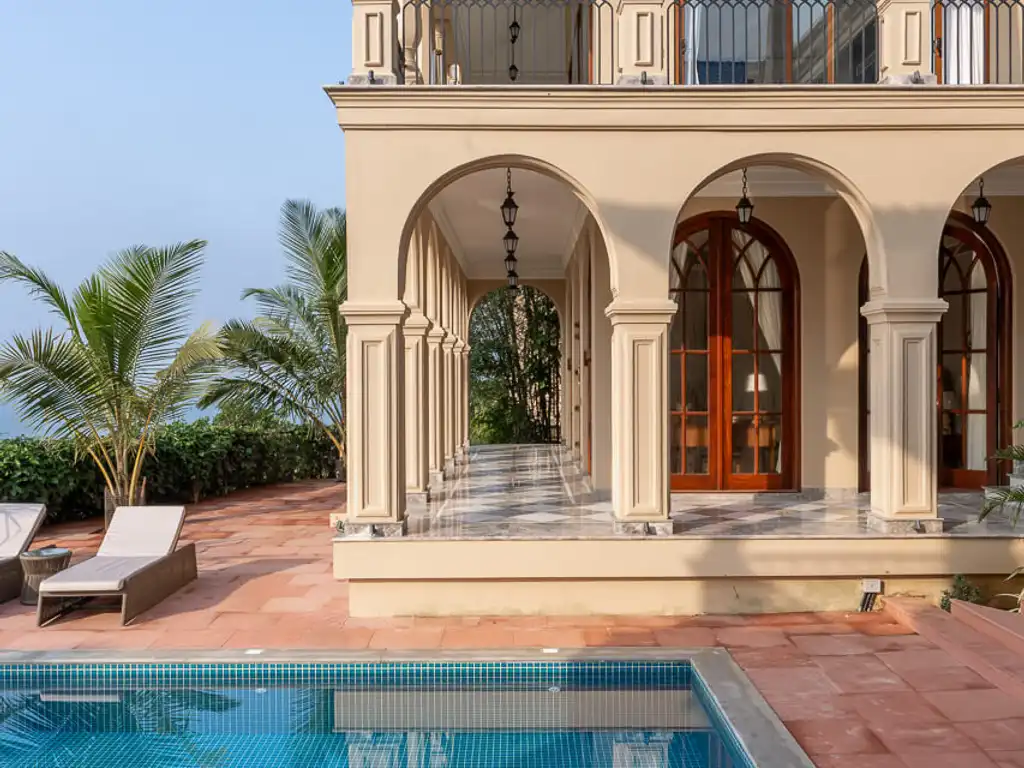 Poolside Area | Sacri Borod Hill 4 by Lohono Stays