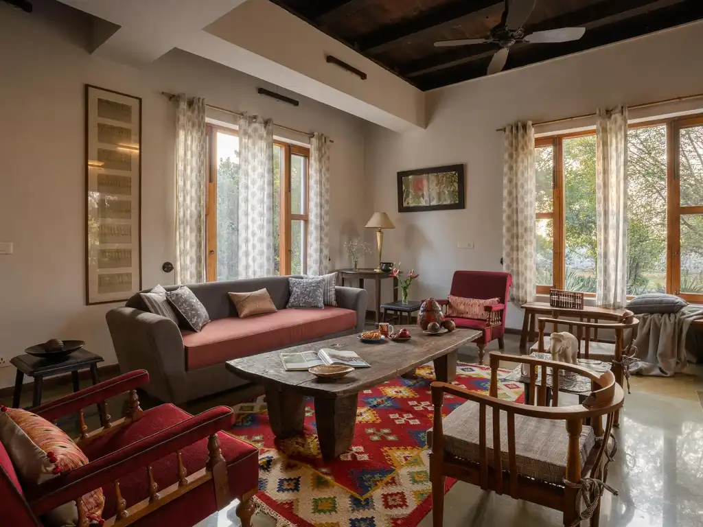 Kerala House - Living Area