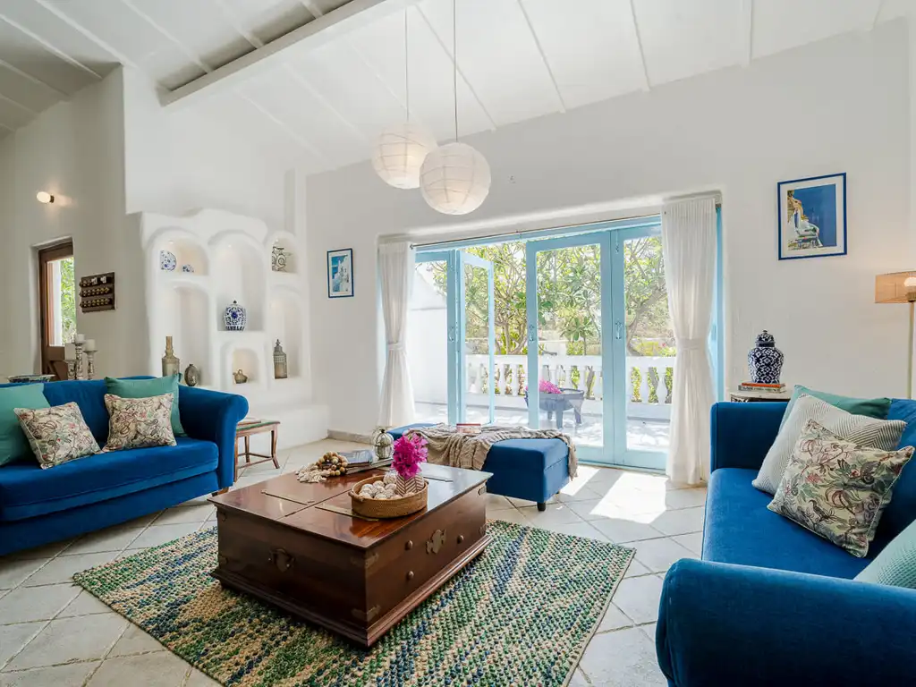 Living Room | Villa Santorini in Alibaug