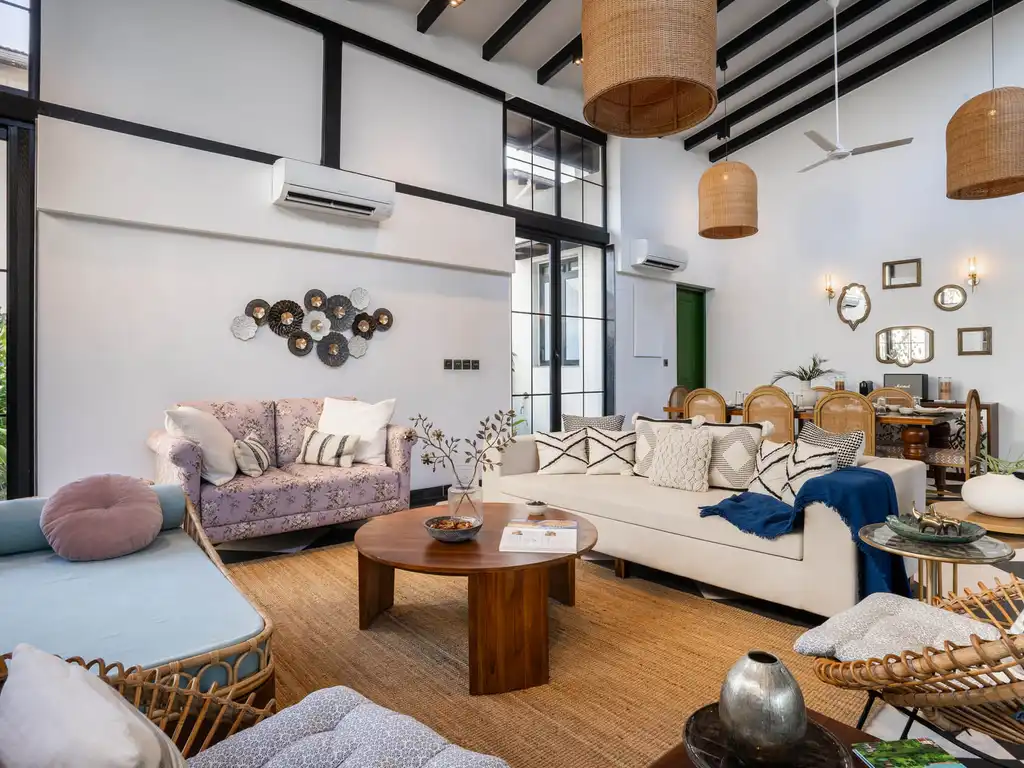 Private Living Area | Siena A - Villa In Alibaug | Lohono Stays