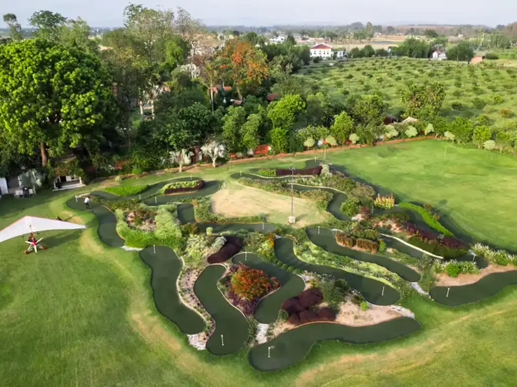 Mini Golf Aerial View | The Homestead | Jim Corbett