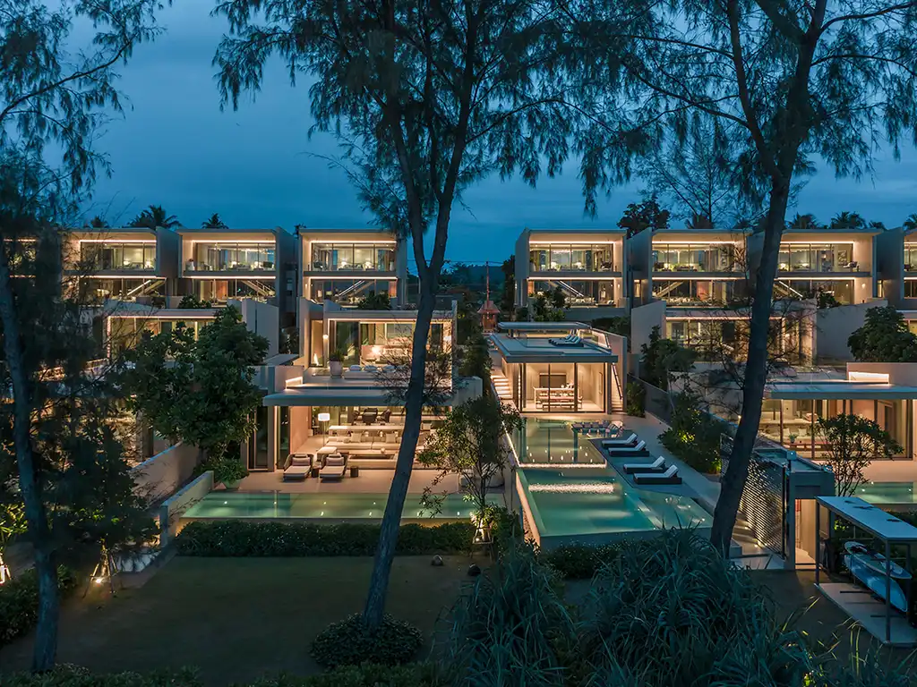 Veyla Natai Residences - Villas at night