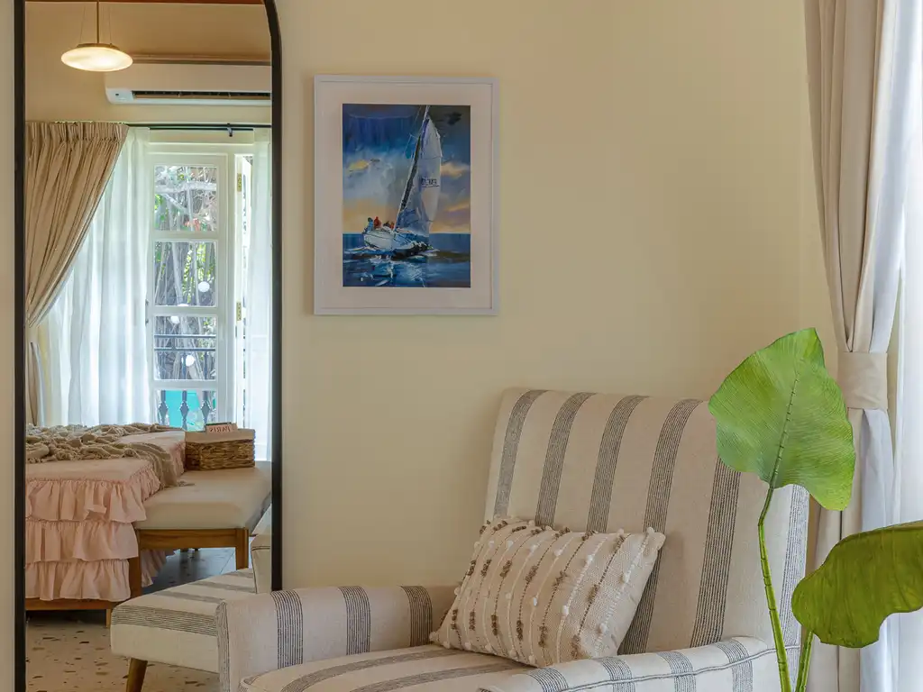 Kefi Villa - Cosy Bedroom Corner