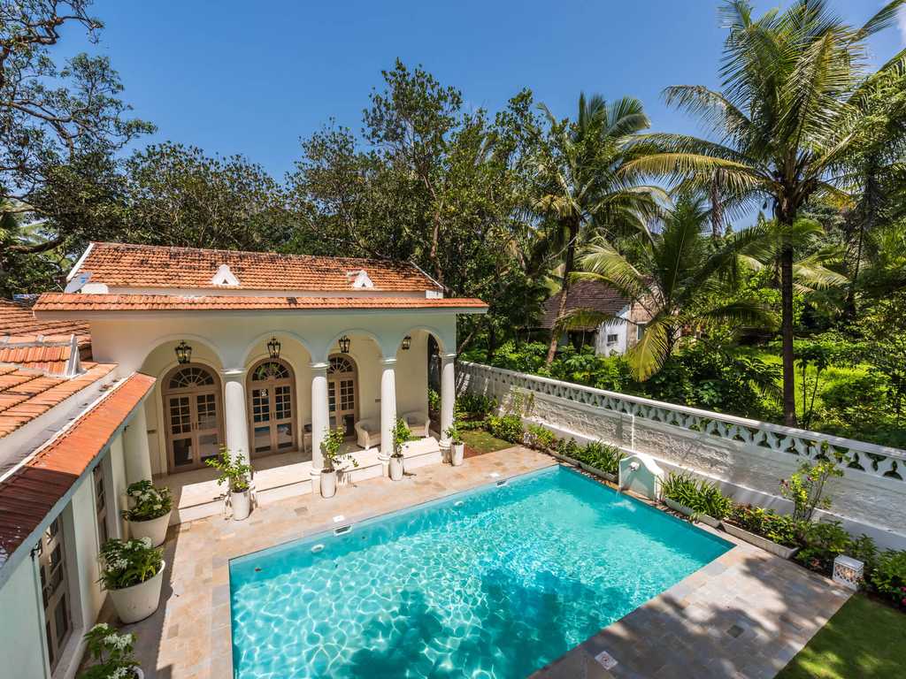 Sanitised pool villa for rent in Goa