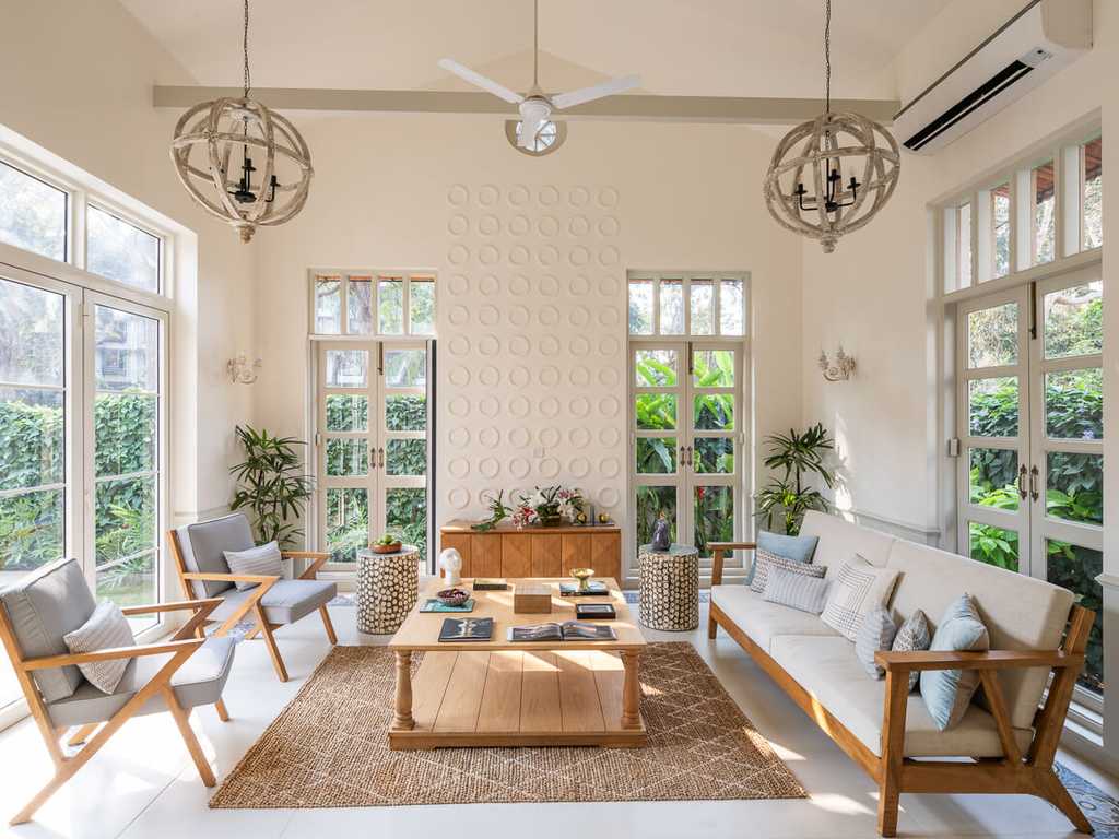 Private Living Area - Regato C Villa in Goa | Lohono Stays