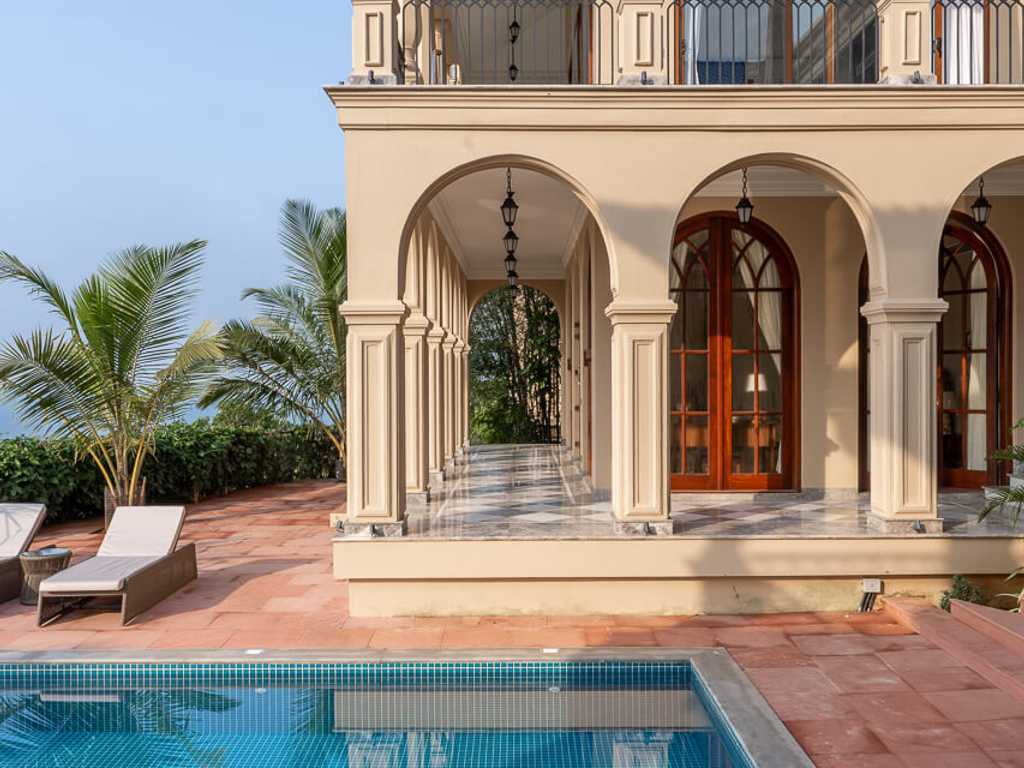 Poolside Area | Sacri Borod Hill 4 by Lohono Stays