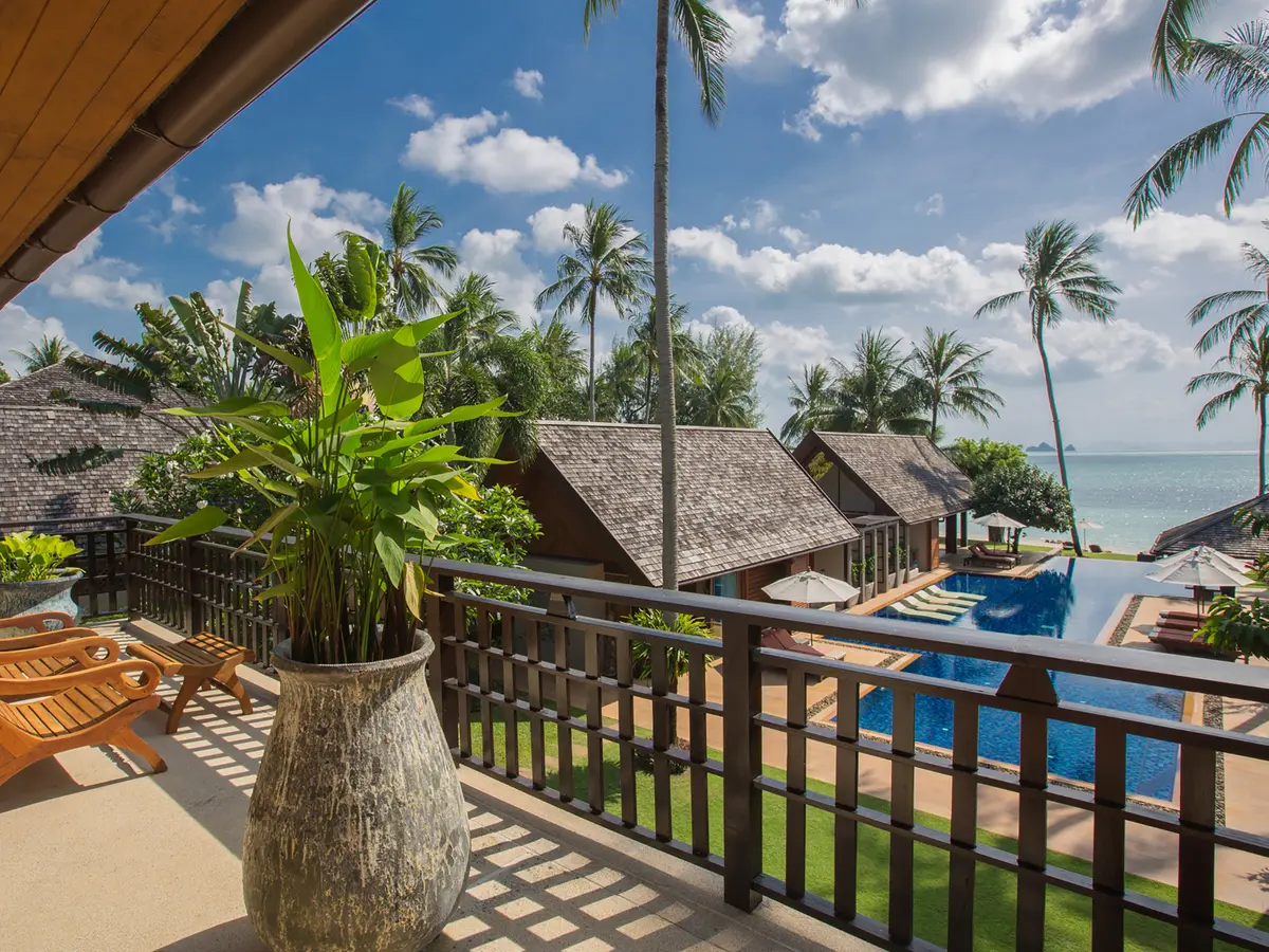 Baan Puri - Exquisite view from upper level terrace