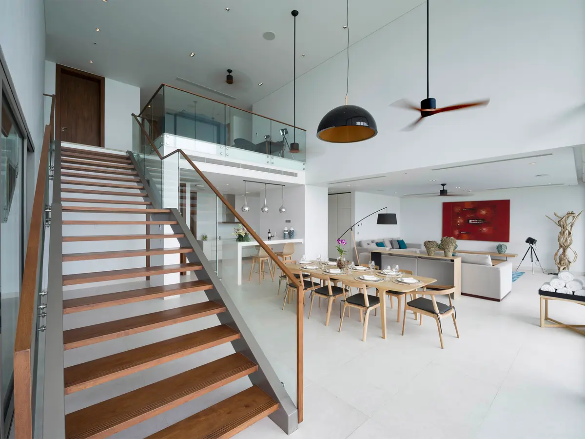 Malaiwana Duplex - Living and dining area