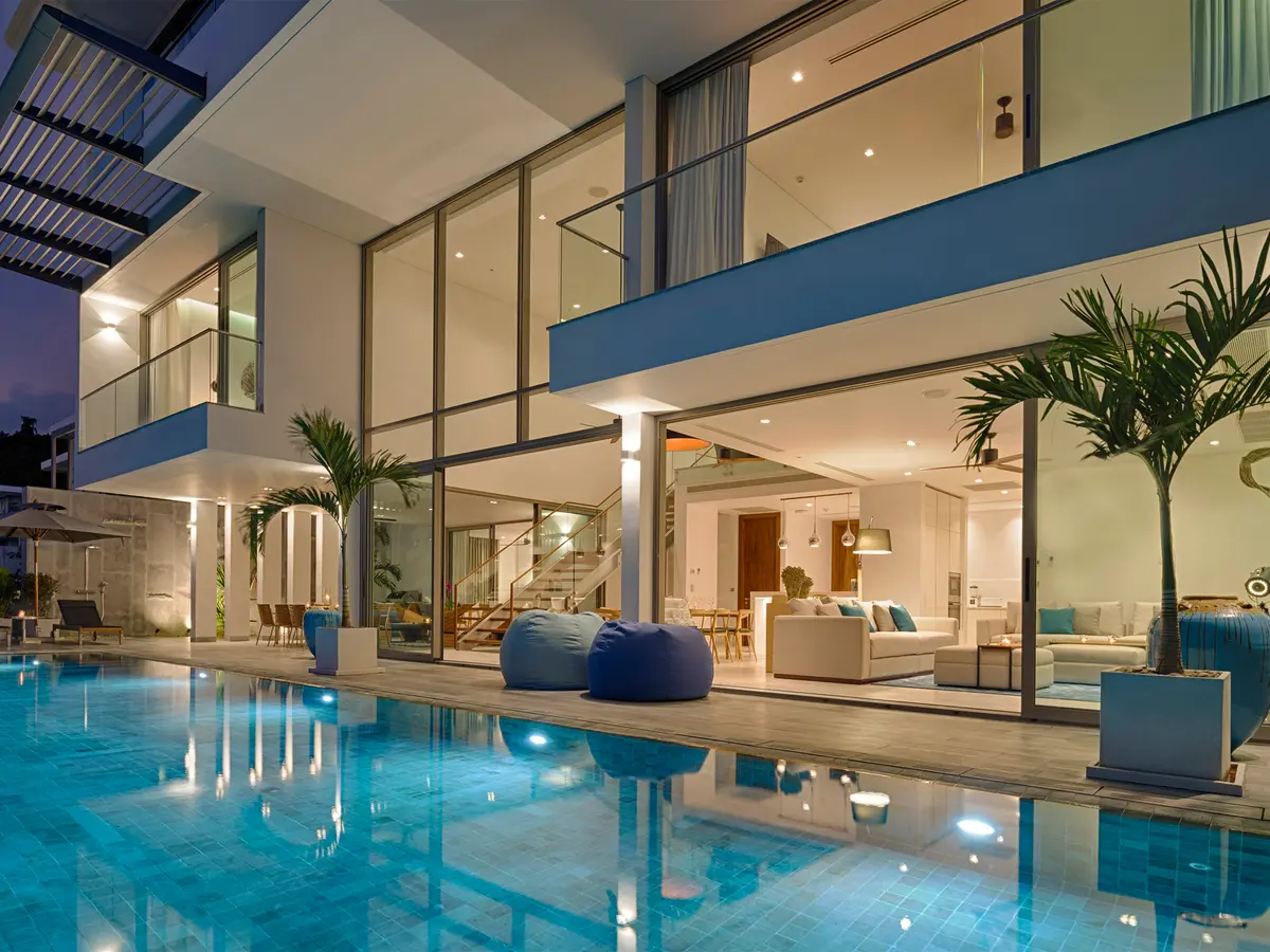 Malaiwana Duplex - Duplex at night