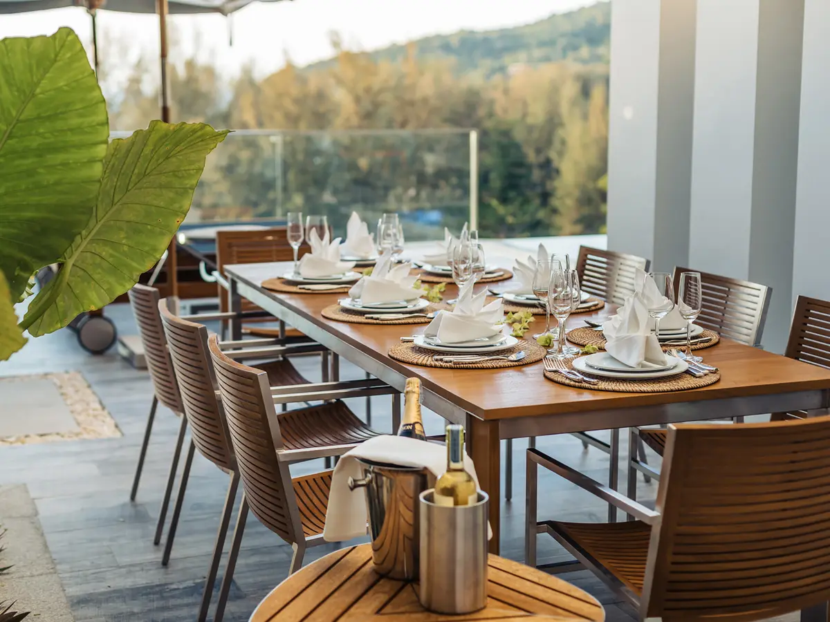 Malaiwana Duplex - Table setting