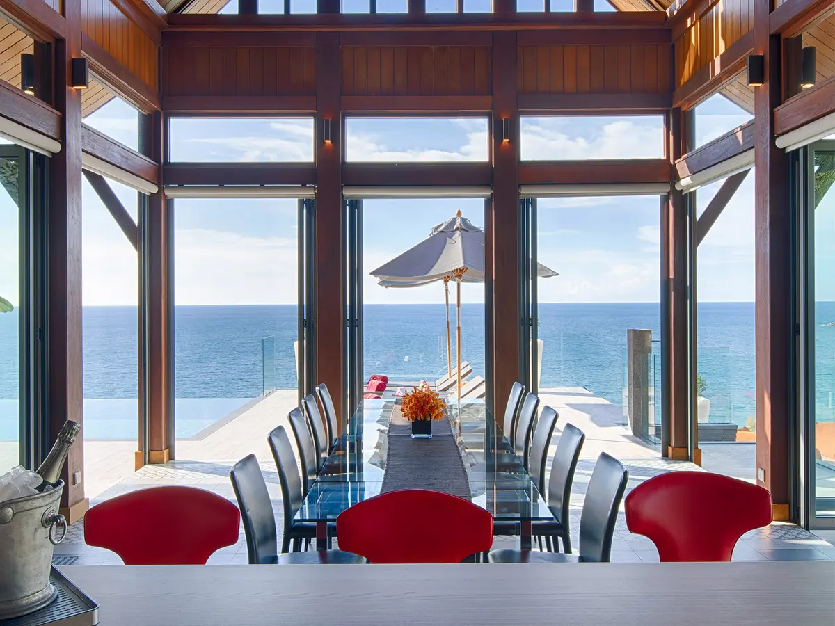 Malaiwana Villa M - Dining area outlook