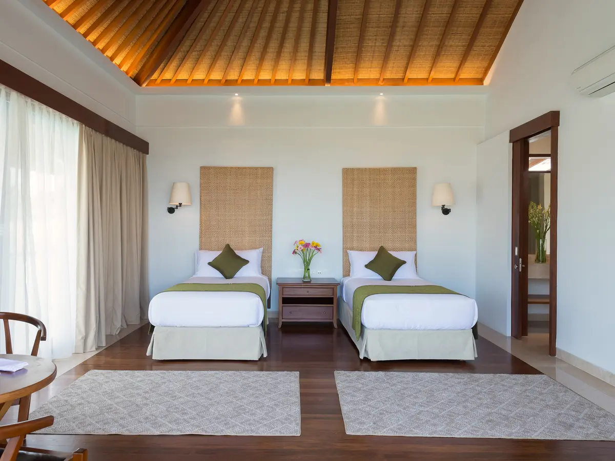 Pandawa Cliff Estate - Villa Marie - Upstairs twin bedroom
