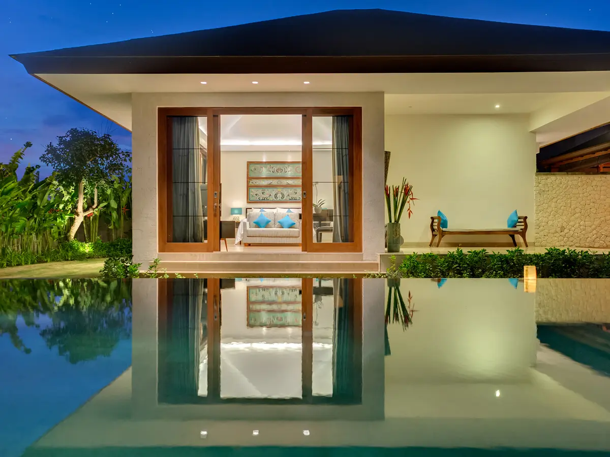 Pandawa Cliff Estate - Villa Marie - Bedroom two from the pool