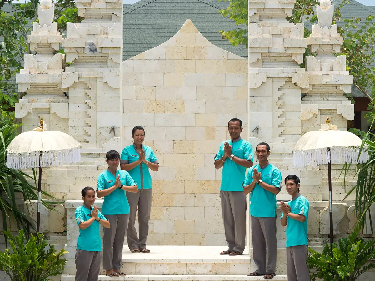 Pandawa Cliff Estate - Villa Rose - The staff