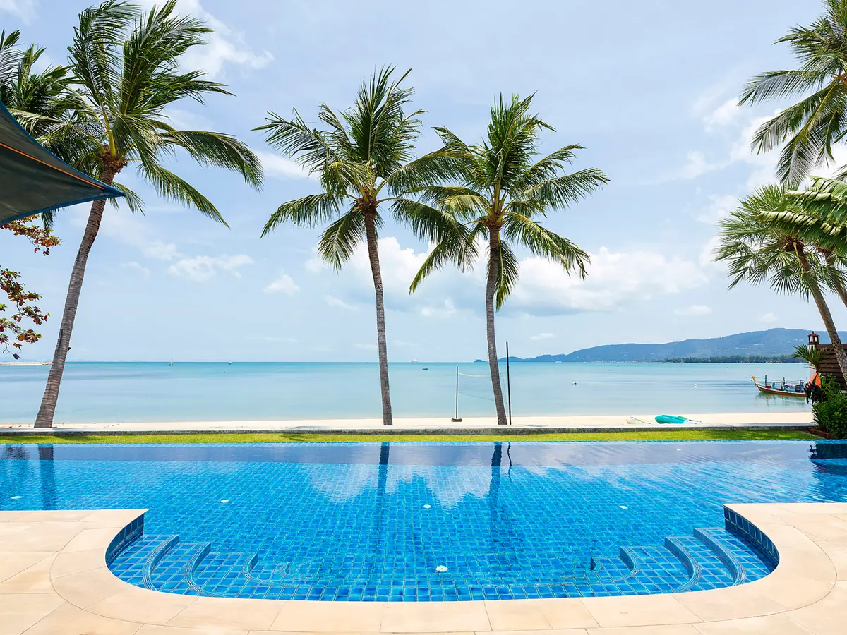Tawantok Beach Villas - Villa 1 - View from the pool