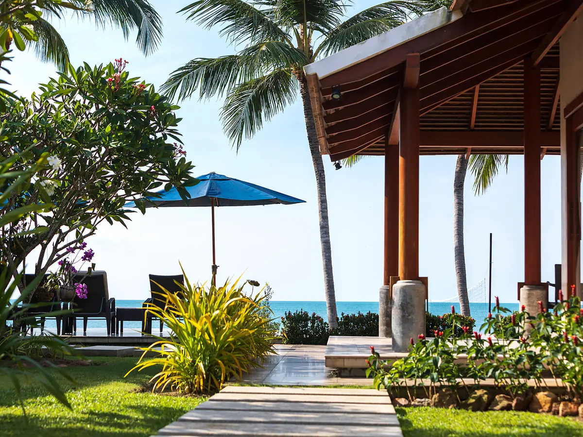 Tawantok Beach Villas - Villa 1 - View from the garden