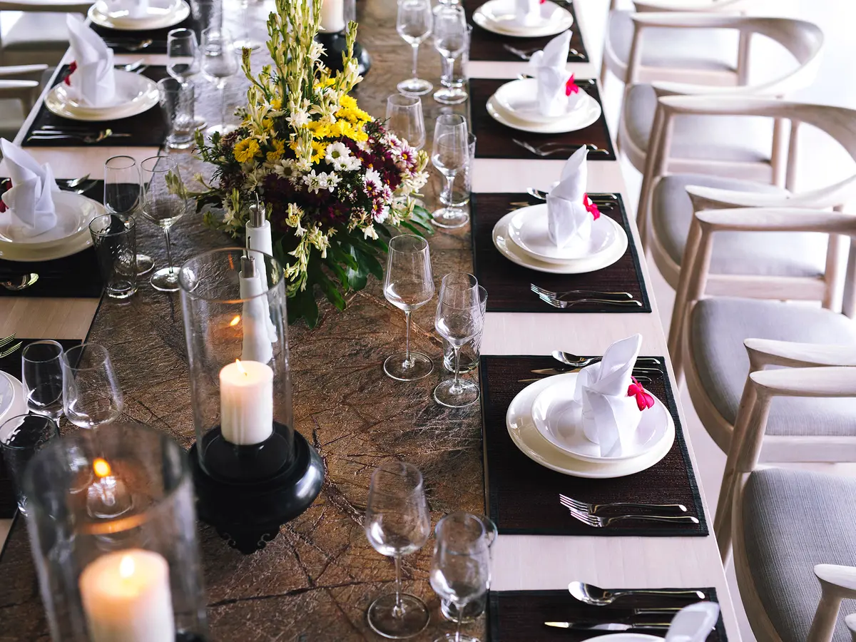 The Arsana Estate - Dining table set up