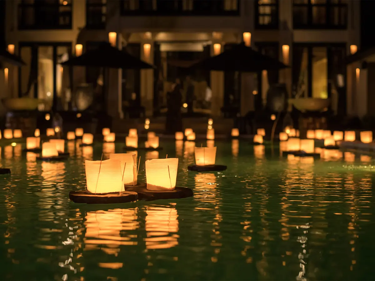 Villa Ylang Ylang - Floating candles