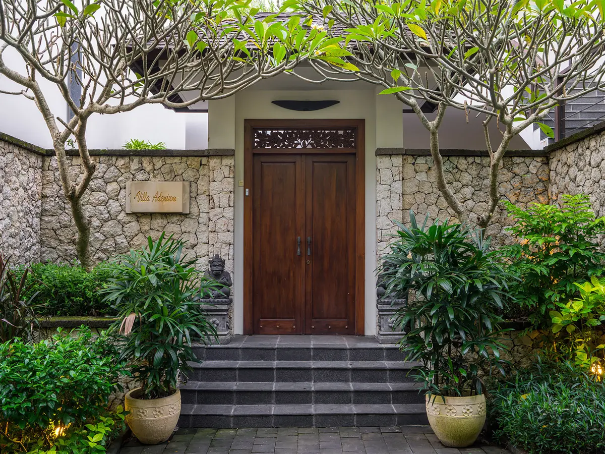 Villa Adenium - The entrance