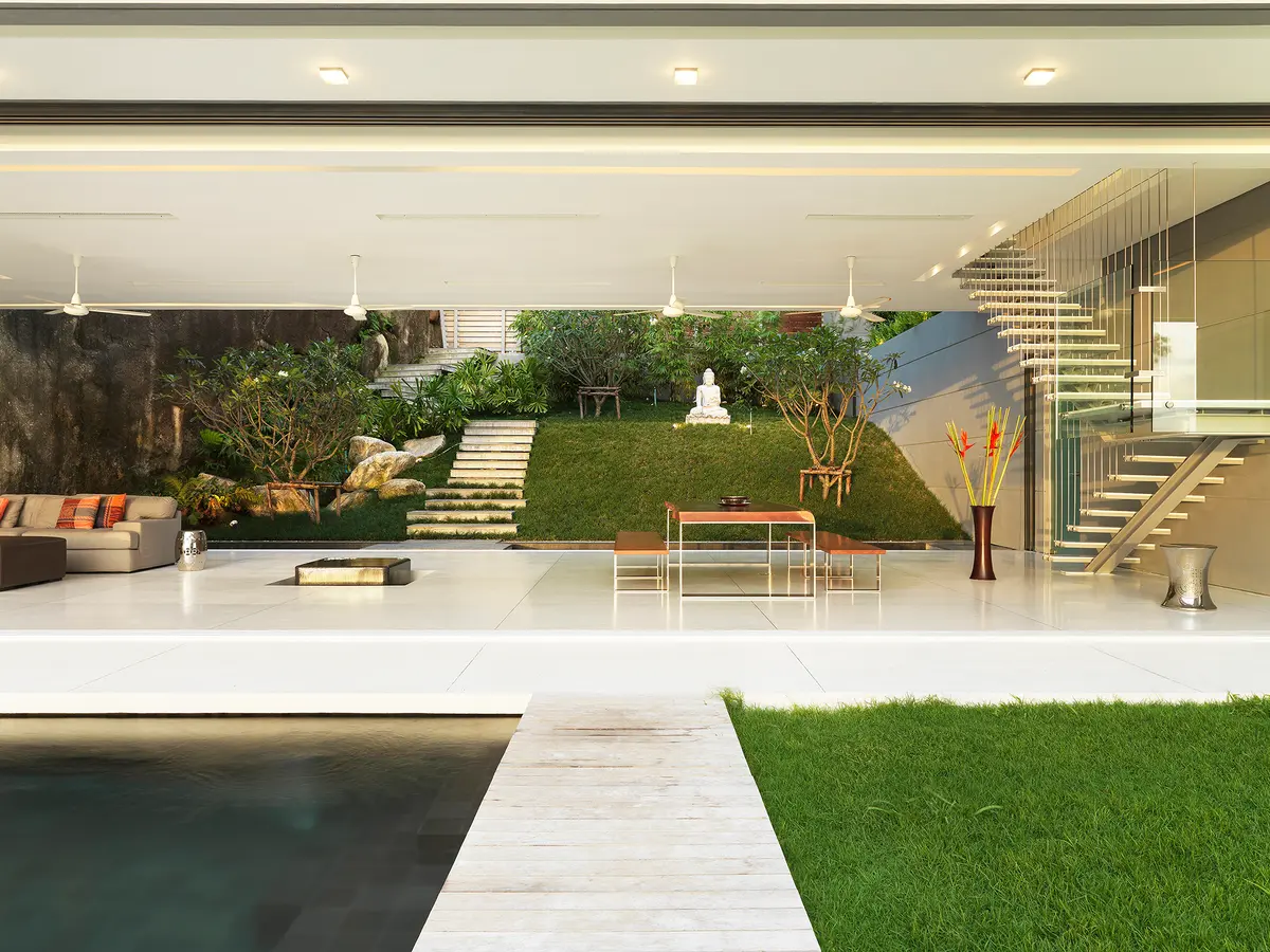 Villa Amanzi Kamala - Living area layout