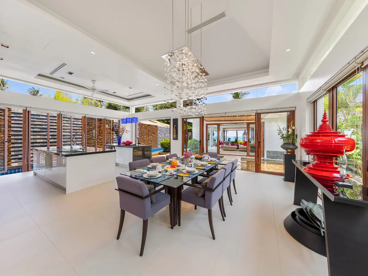 Villa Chi Samui at Lotus Samui - Dining area and kitchen preview