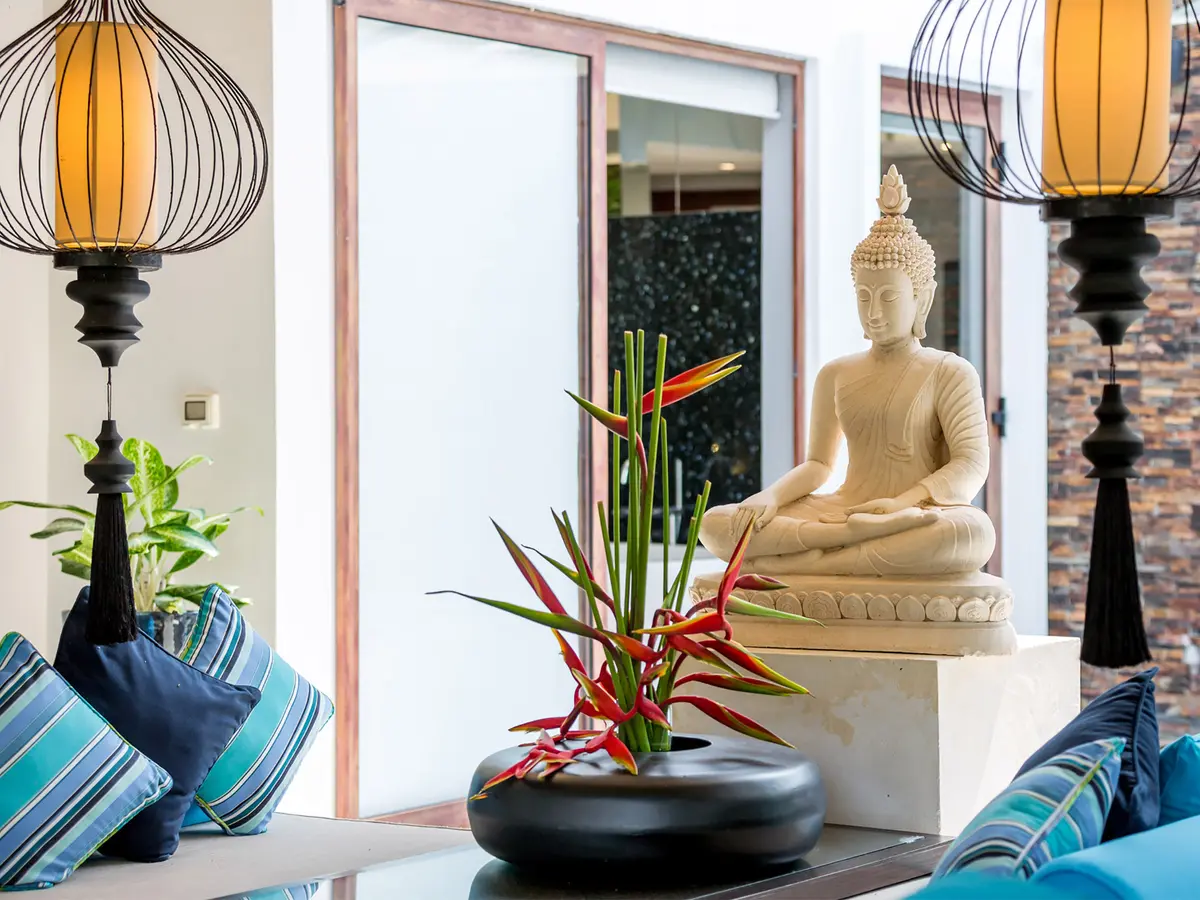 Villa Chi Samui at Lotus Samui - Living area decoration