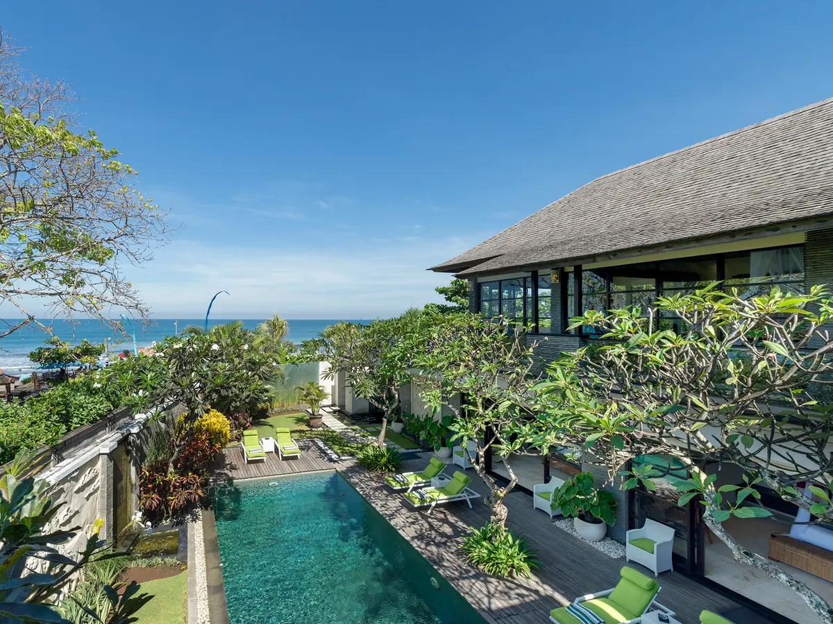 Villa Lega - View to the sea from the master bedroom balcony